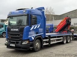 SCANIA R500 6x4 Pritsche mit Kran Palfinger PK53002 SH