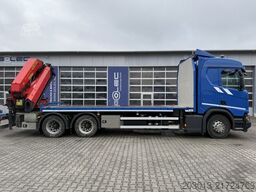SCANIA R500 6x4 Pritsche mit Kran Palfinger PK53002 SH