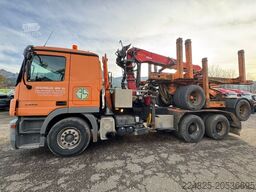 MERCEDES-BENZ ACTROS 2646 6X4 MP2 LANGHOLZ + NACHLÄUFER MÜLLER