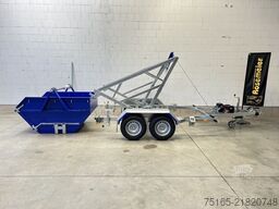 Blyss KTT V2L mit Mulde Kabeltrommelanhänger