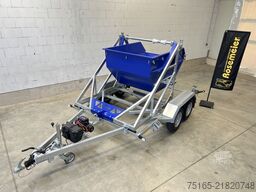 Blyss KTT V2L mit Mulde Kabeltrommelanhänger