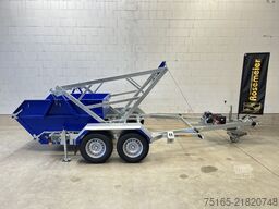 Blyss KTT V2L mit Mulde Kabeltrommelanhänger
