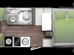 FORSTER A 699 EB, Radio mit Navi, Markise, Dachklima