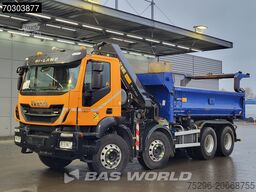 Iveco Trakker 450 8X4 HIAB 211 EP-4 Hiduo Kran Crane ...