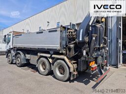 IVECO TRAKKER mit EFFER Kran 470/5S !!!Motor neu!!!