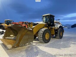 CAT 980M wheel loader w/ bucket. WATCH VIDEO.