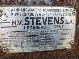 STEVENS 1520.02 SEMI LOWLOADER STEEL SPRINGS DRUM BRAKES.