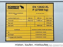 SCHMITZ CARGOBULL SCS 24/L 13.62 / XL Zertifikat/Liftachse