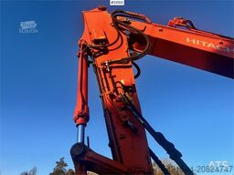 Hitachi ZX140W-5B wheeled excavator with rototilt, 3 bucke