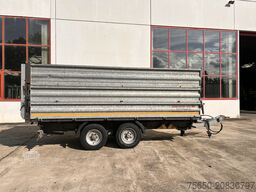 Möslein TDS 13 Schwebheim 13 t Tandemkipper- Tieflader, Aufsatzbordwände