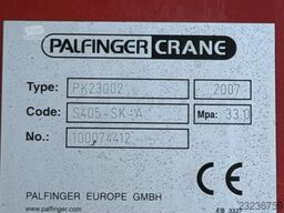 DAF CF 75.310 6X2 + CRANE PALFINGER PK 23002 + FLY-...