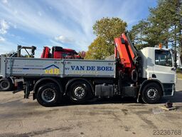 DAF CF 75.310 6X2 TIPPER + CRANE PALFINGER PK 23002...