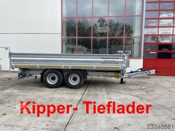 Möslein TTD 14 Schwebheim  14 t Tandemkipper Tieflader Breite Reifen-- Neufahrzeug --