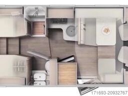 Carado T 447 Hubbett/SAT/TV/uvm.