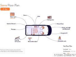 Ford Panama P10 Campervan | 4 Schlafplätze | Küche + Aufstelldach