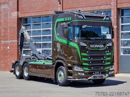 Sistema de brazo de gancho Scania 590S V8 NGS 6x4 - HIAB Multilift 24T - Like new...