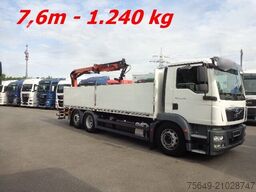 MAN TGM 26.340 6x2-4 LL TGM 26.340 6x2-4 LL,Lenk-Liftachse, Heckkran, Palfinger PK 11.001, faltbar,