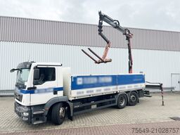 MAN TGM 26.340 6X2-4 LL TGM 26.340 6X2-4 LL, Lenk-/Liftachse, Heckkran Palfinger PK 11001, faltbar