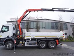 Mercedes-Benz Arocs 2636 6x4 / 2-way tipper / Fassi