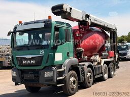 MAN TGS 32.400 Liebherr 9m³ + 17M Förderband
