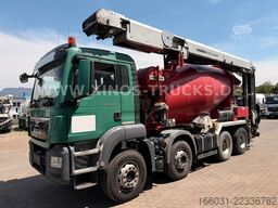 MAN TGS 32.400 Liebherr 9m³ + 17M Förderband