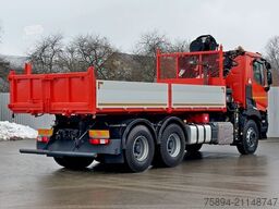 RENAULT C 430 *KIPPER 5,60m* HIAB 144 BS - 3 HIDUO* 6x4