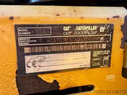 CATERPILLAR 303C Mini excavator Hammerline Swanneck