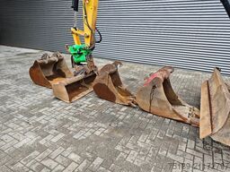 Caterpillar 308 ECR Tilt 4 Buckets German Machine!