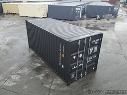 one Way Seecontainer / 20 Fuß / RAL 9005 Containerlager / Materiallager / schwarz