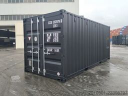 one Way Seecontainer / 20 Fuß / RAL 9005 Containerlager / Materiallager / schwarz