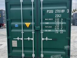 20 Fuß Seecontainer / Neucontainer / Moosgrün RAL 6005/ Materiallager