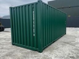 20 Fuß Seecontainer / Neucontainer / Moosgrün RAL 6005/ Materiallager