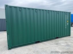 20 Fuß Seecontainer / Neucontainer / Moosgrün RAL 6005/ Materiallager