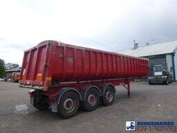 Fruehauf Tipper trailer alu 34.6 m3 + tarpaulin