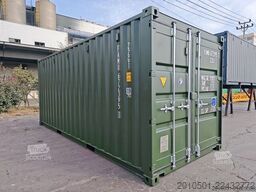 20 Fuß Container, Lagercontainer NATO Grün / Oliv Grün