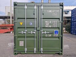 20 Fuß Container, Lagercontainer NATO Grün / Oliv Grün