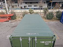 20 Fuß Container, Lagercontainer NATO Grün / Oliv Grün