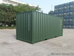 20 Fuß Container, Lagercontainer NATO Grün / Oliv Grün