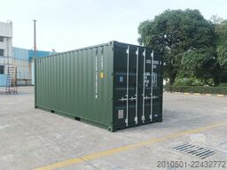 20 Fuß Container, Lagercontainer NATO Grün / Oliv Grün