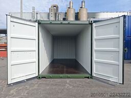 20 Fuß Container, Lagercontainer NATO Grün / Oliv Grün
