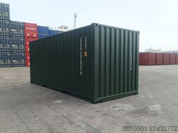 20 Fuß Container, Lagercontainer NATO Grün / Oliv Grün