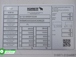 SCHMITZ CARGOBULL SKO FP 45 S.CU d80