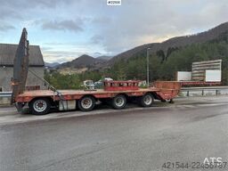 Vang SHSL 4 axle machine trailer w/ hydraulic driving b