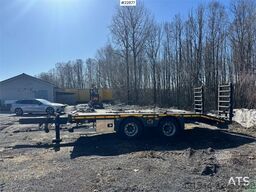 NC machinery trailer with manual loading ramps