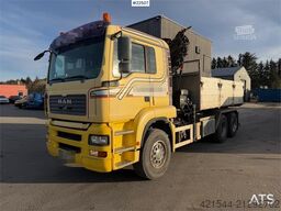 MAN TGA 35.480 6x4 BL crane truck with tipper
