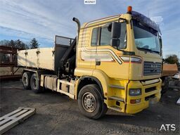 MAN TGA 35.480 6x4 BL crane truck with tipper