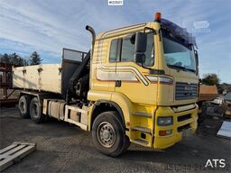 MAN TGA 35.480 6x4 BL crane truck with tipper