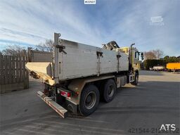 MAN TGA 35.480 6x4 BL crane truck with tipper