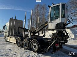 Scania R770 Tridem Timber Truck with Epsilon M110L crane
