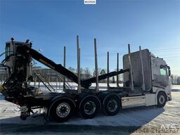 Scania R770 Tridem Timber Truck with Epsilon M110L crane